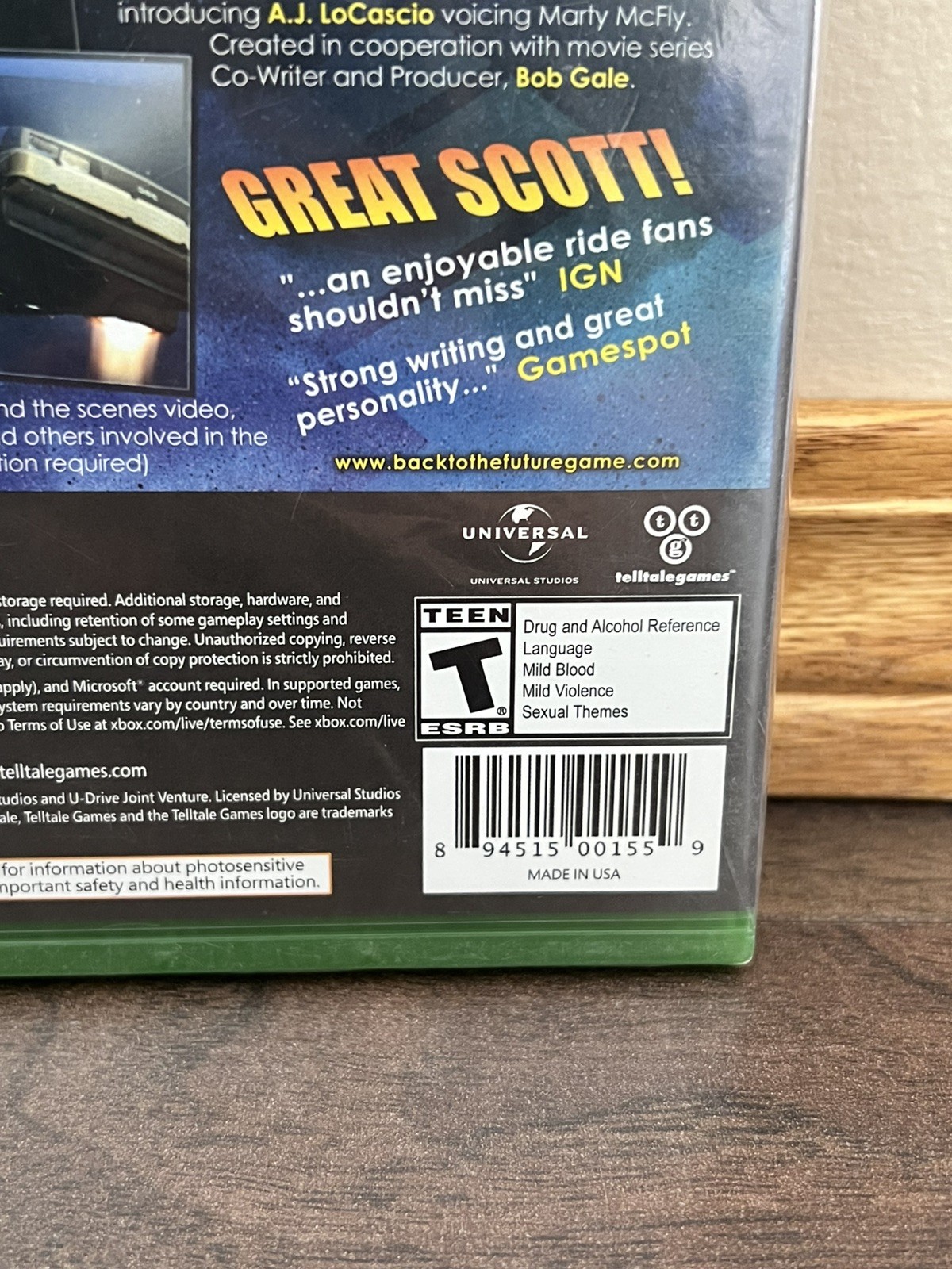 Back to The Future: The Game 30th Anniversary Edition Xbox One SEALED BRAND NEW