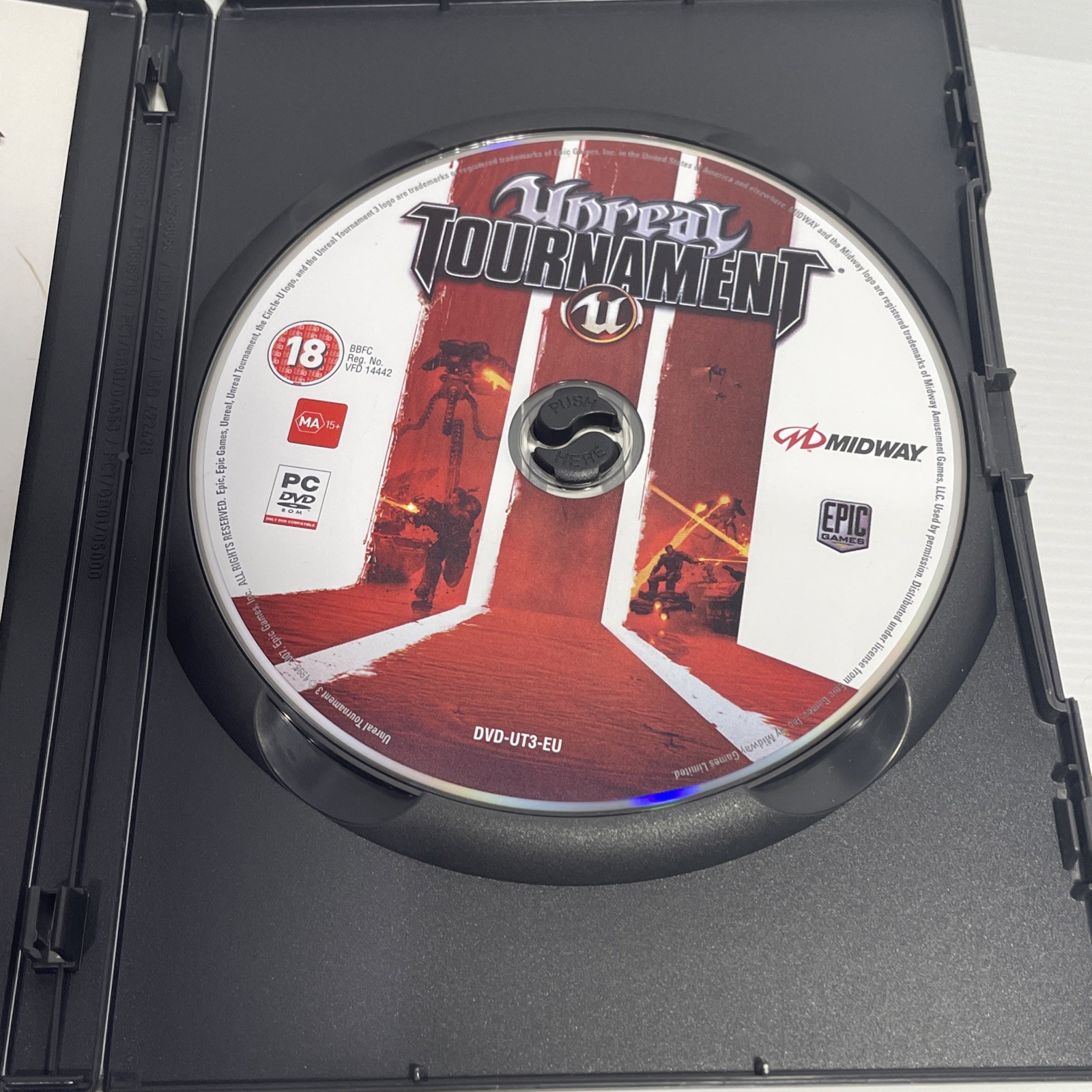 Unreal Tournament 3 PC DVD ROM Game 2007 Complete VGC Australian MA15+