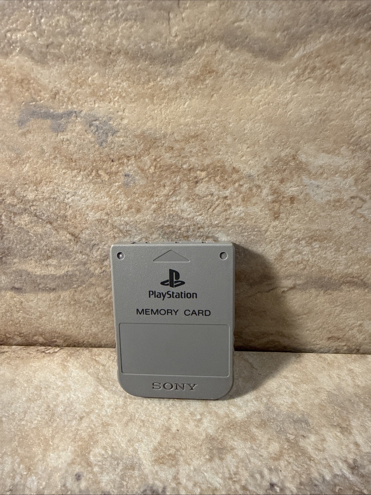 Sony PlayStation One PS1 Video Game Console Gray Box Demo Foam Memory Card
