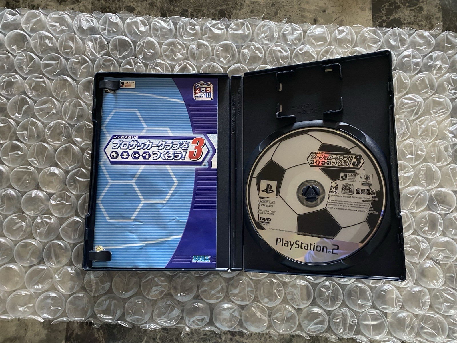 SEGA J.League Pro Soccer Club o Tsukurou! 3 PS2 CERO A NTSC-J 2003 Manual
