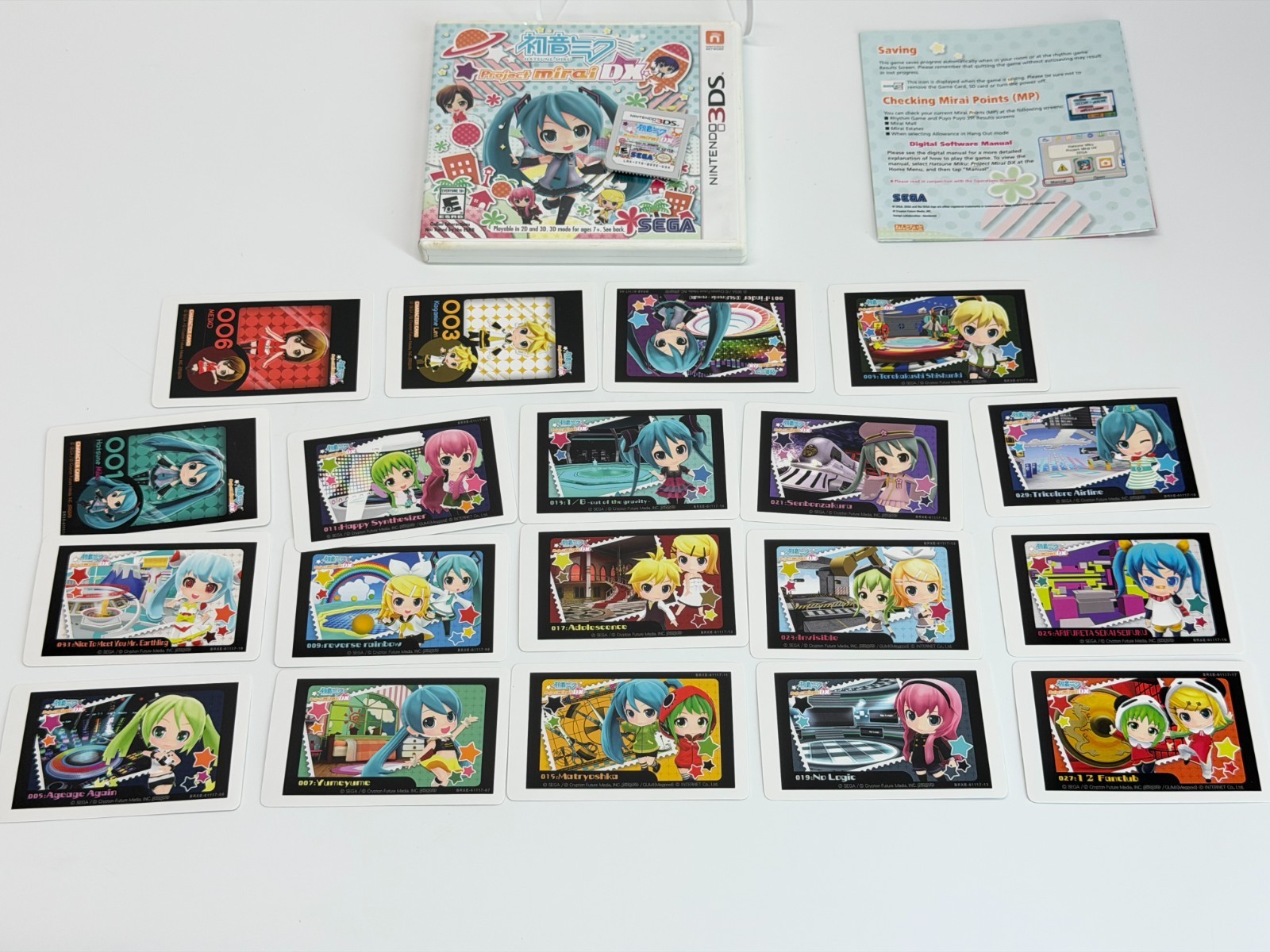 Hatsune Miku: Project Mirai DX (Nintendo 3DS) Complete & Tested