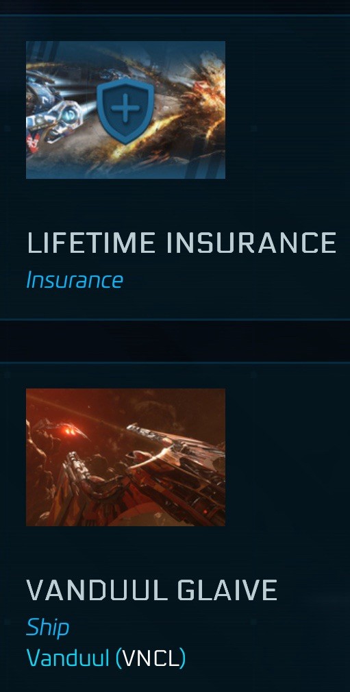 Star Citizen ESPERIA GLAIVE- LTI Lifetime Insurance CCU’d (lifetime Insurance)