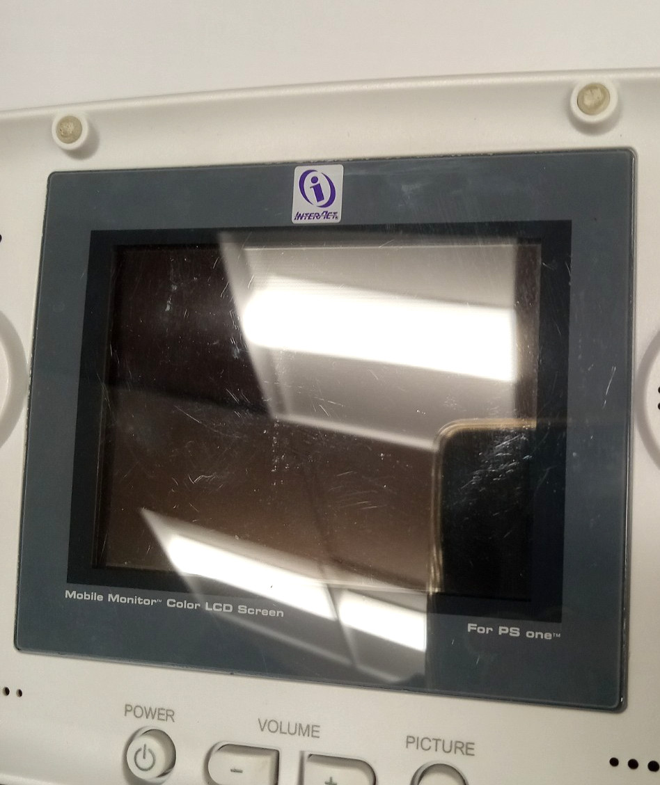 InterAct Mobile Monitor Color LCD Screen for PS one – FOR PARTS/REPAIR, *READ!*