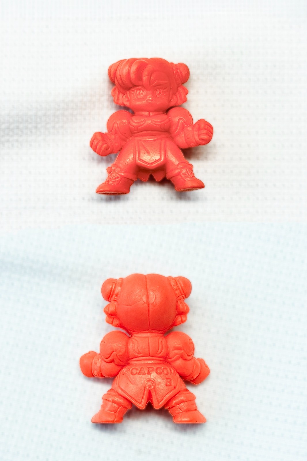 Vintage STREET FIGHTER II SD Keshi Mini Set of 12 Figures Complete (Bandai 1993)