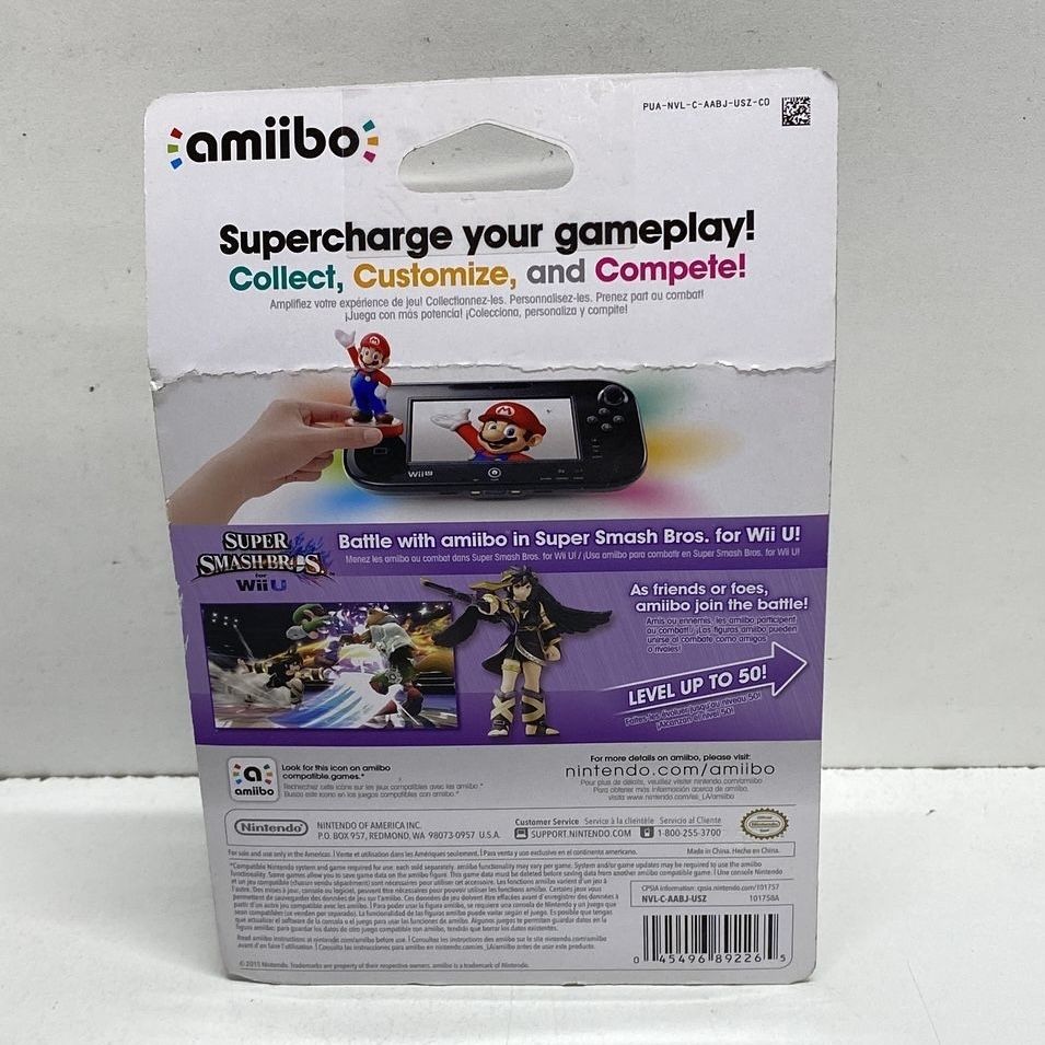Nintendo Amiibo Super Smash Bros Shulk and Dark Pit Lot of 2 Figures Sealed