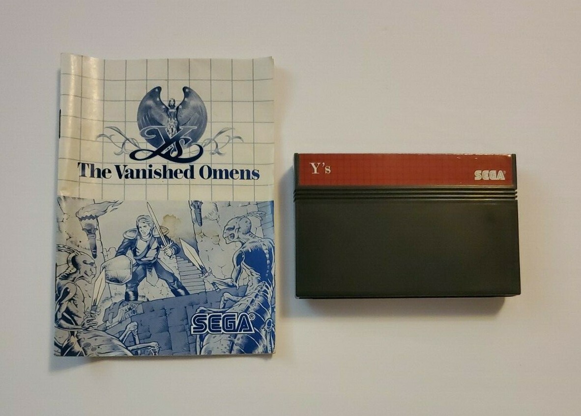 Ys: The Vanished Omens SMS (Sega Master System, 1988) COMPLETE CIB AUTHENTIC