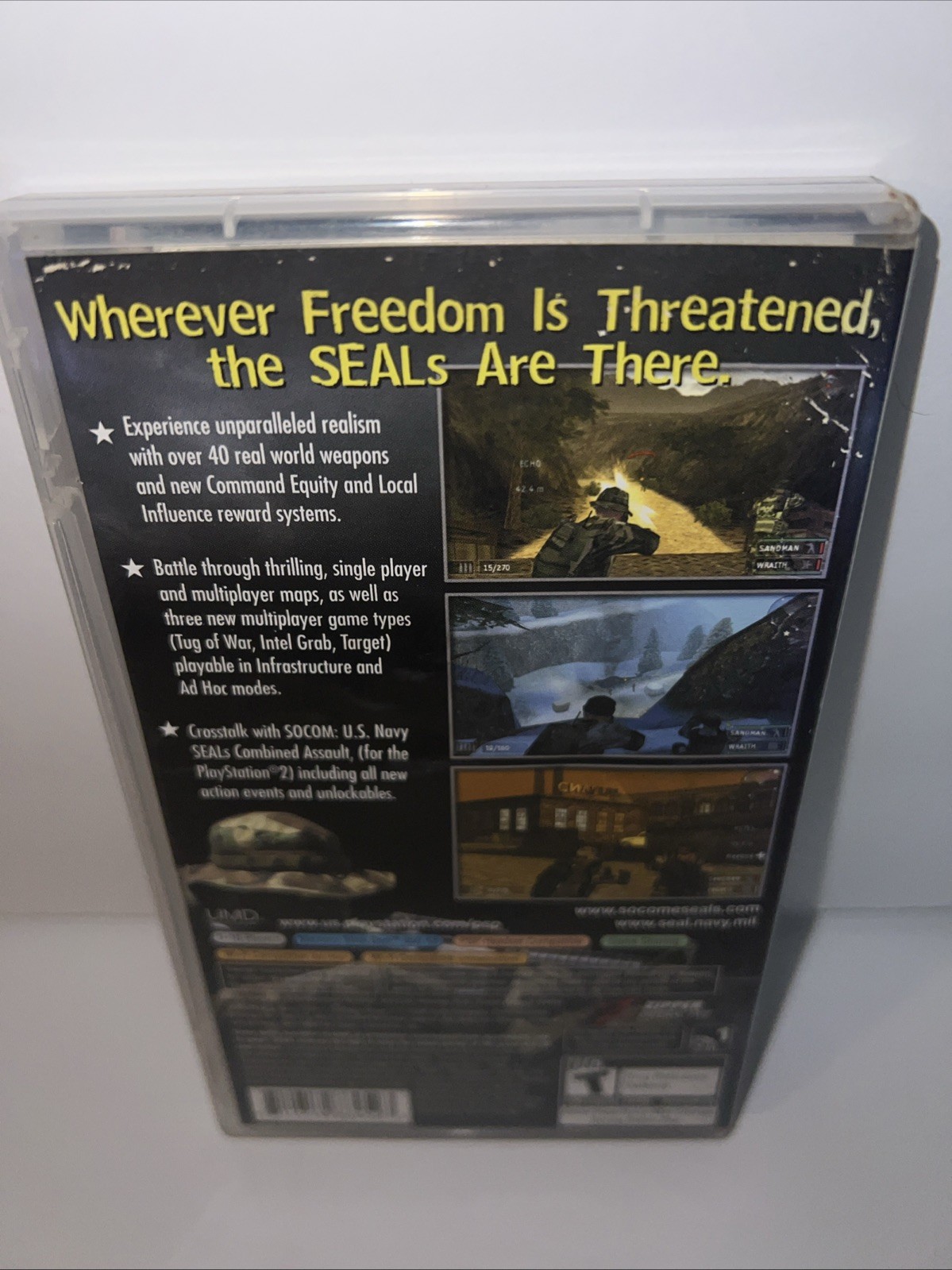 SOCOM U.S. Navy Seals: Fireteam Bravo 2 (Sony PSP, 2006) *CIB*