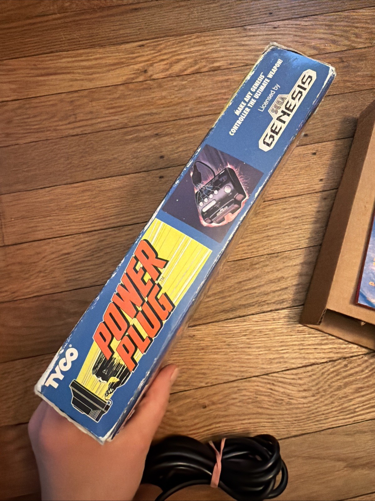Tyco Sega Genesis Power Plug in Box CIB W/ Manual – TESTED & WORKING – FREE SHIP