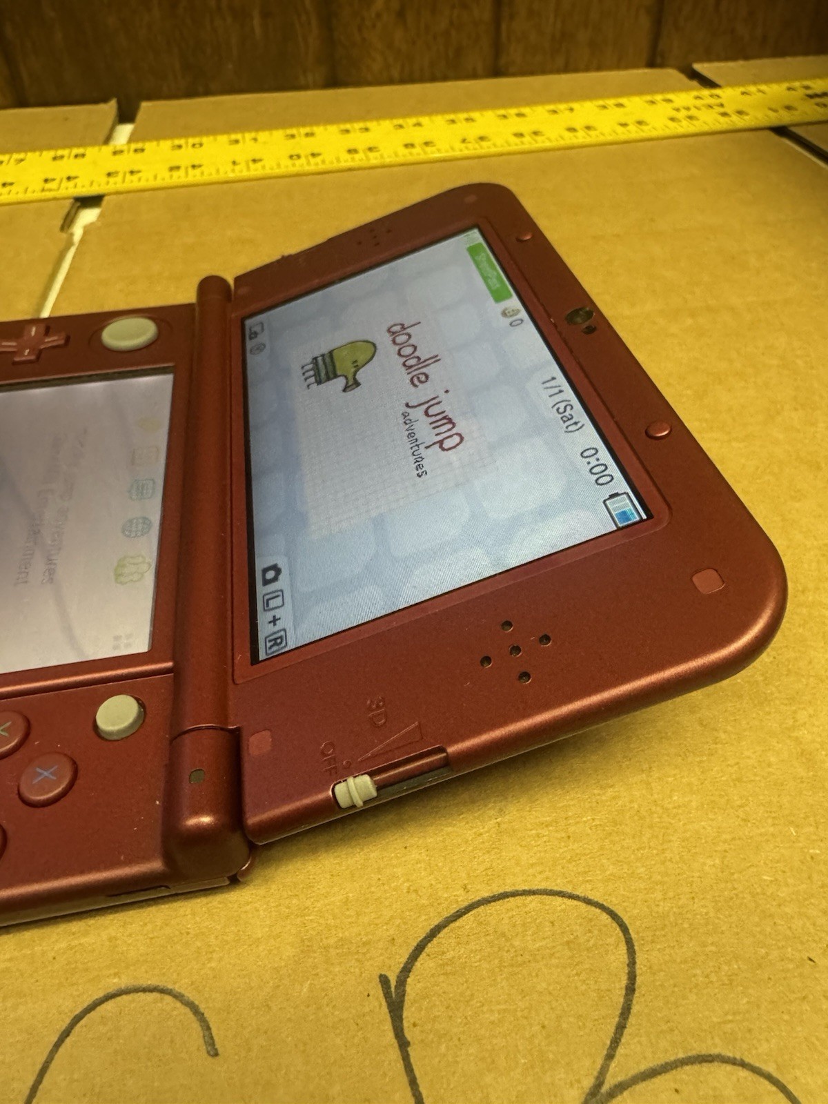 Nintendo “New” 3DS XL Metallic Red Handheld Console System RED-001