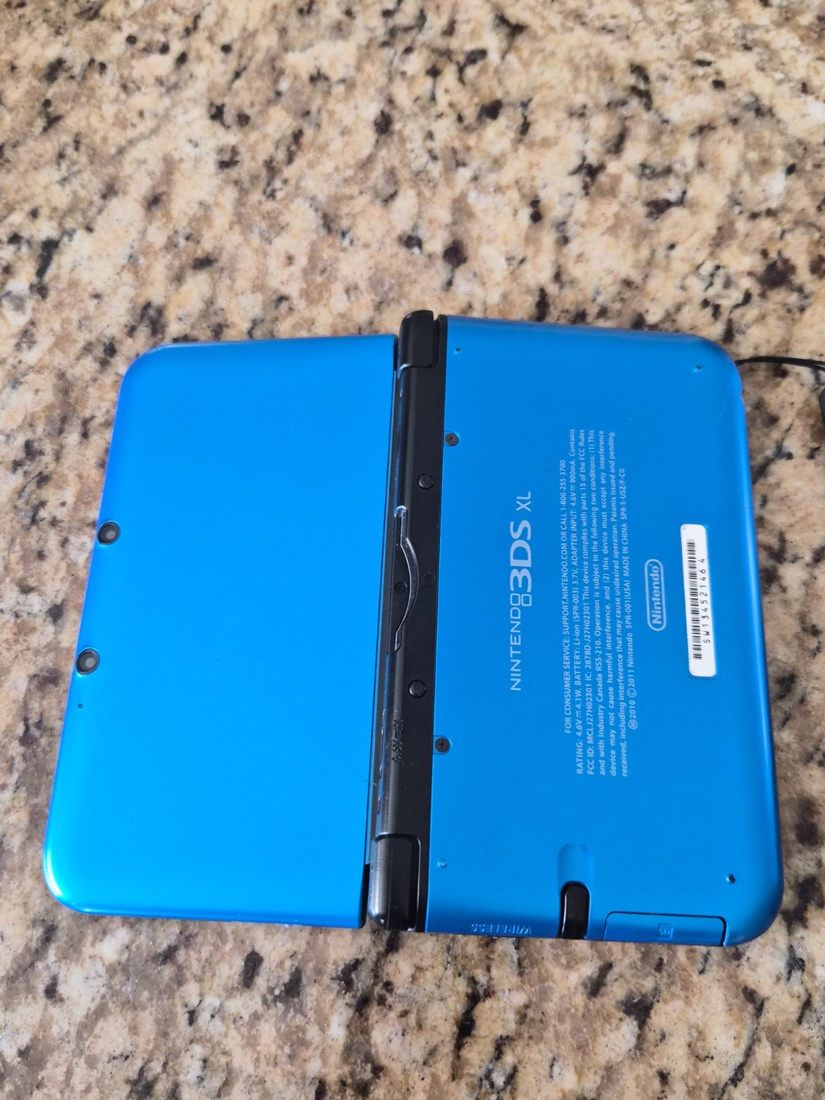 Nintendo 3DS XL Blue Black Handheld Console System SPR-001 Tested