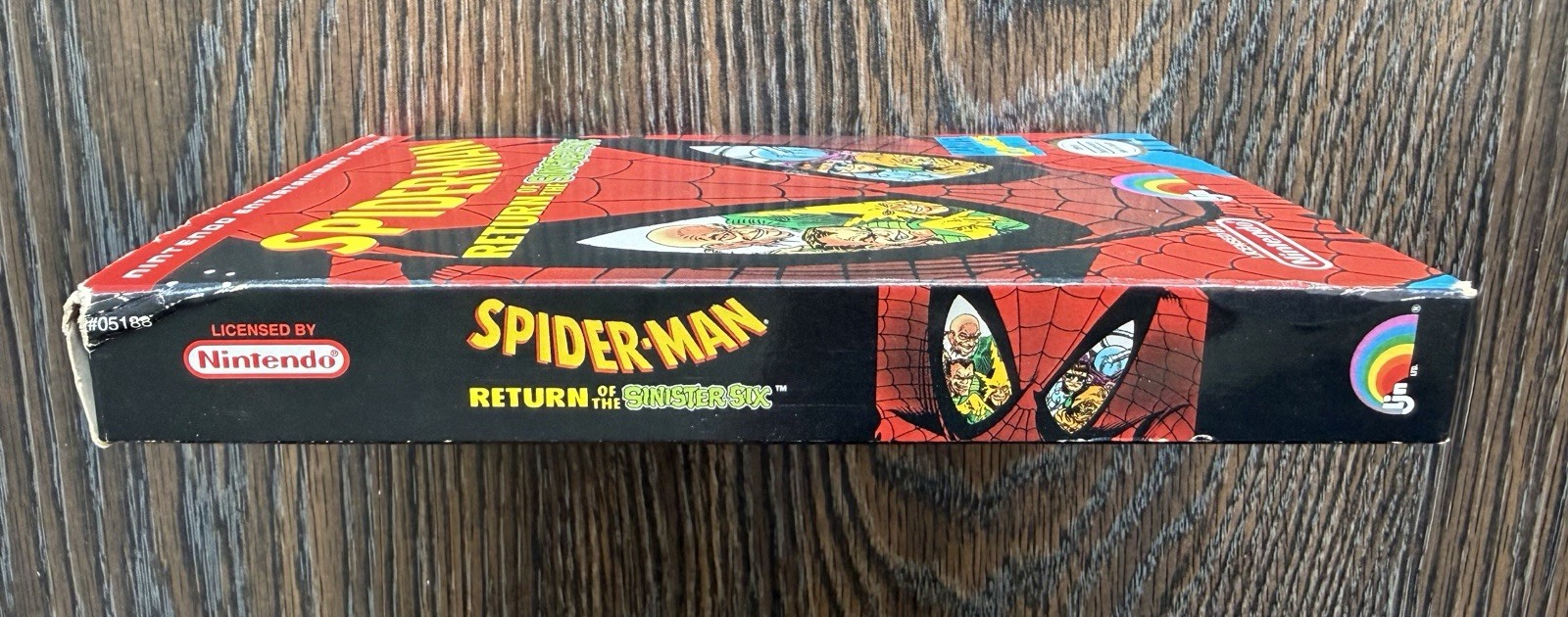 Spider-Man: Return of the Sinister Six Complete in Box CIB (Nintendo, NES 1992)