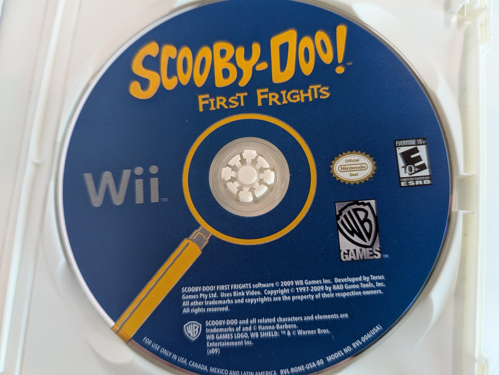Scooby-Doo First Frights COMPLETE (2009) Game Shaggy Mystery Co-op Wii U