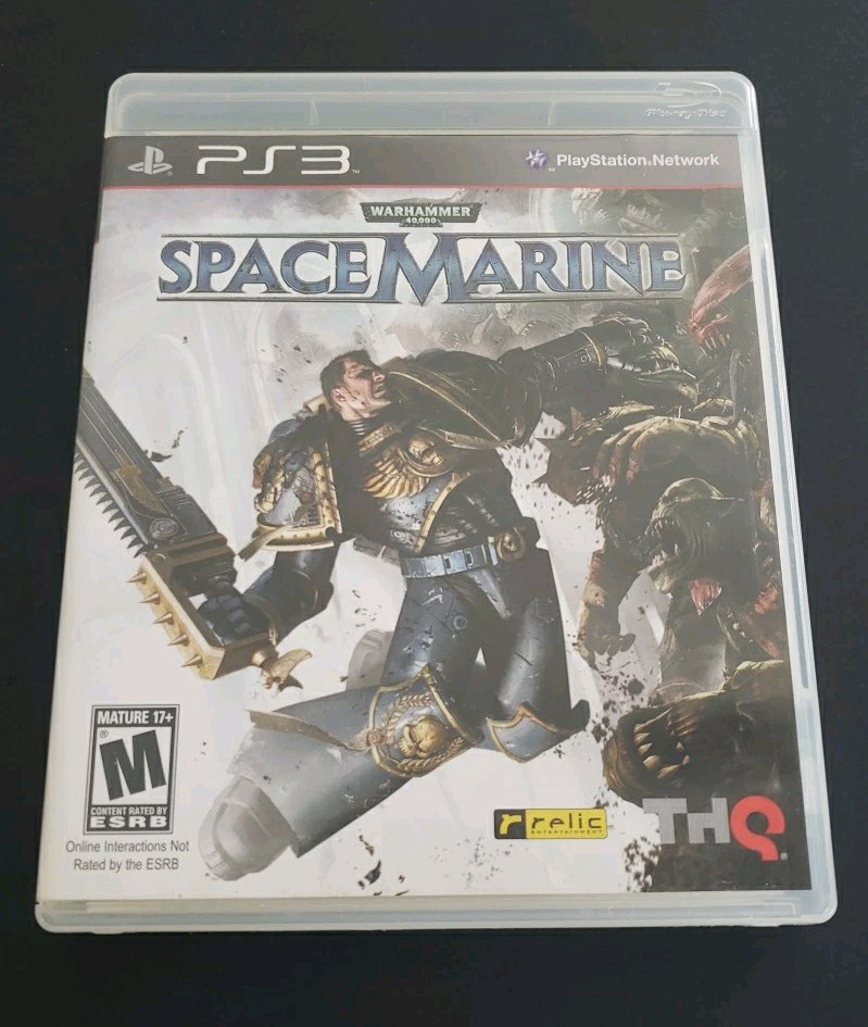 Warhammer 40,000: Space Marine (PlayStation 3 PS3, 2011) Complete CIB Tested VGC