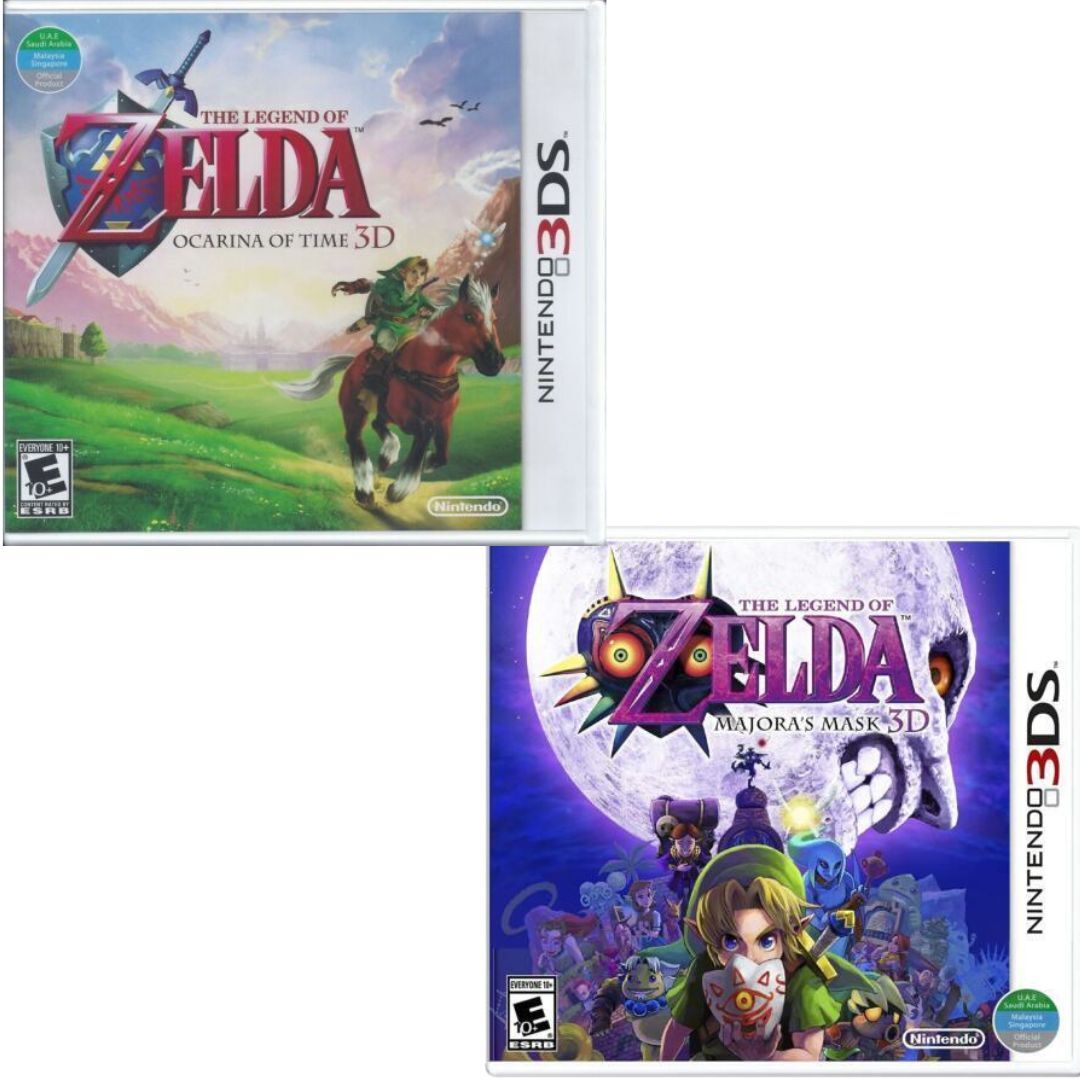 The Legend of Zelda: Ocarina of Time 3D & Majora’s Mask 3D 3DS New Bundle