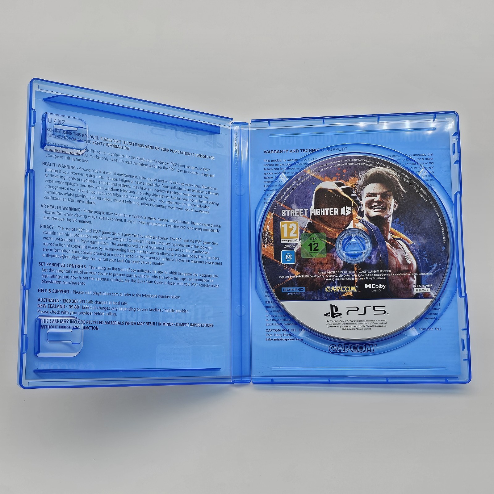Street Fighter 6 – Sony Playstation 5 / PS5 Game Capcom Aus Mint Disc Free Post
