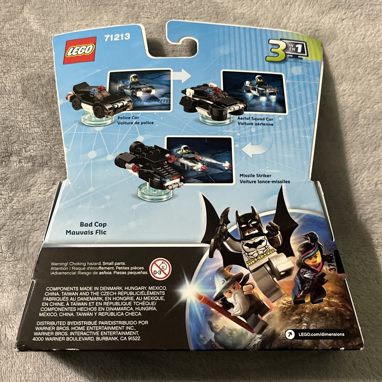 Lego Dimensions 71213 ~ LEGO Movie Bad Cop Fun Pack~ New Sealed