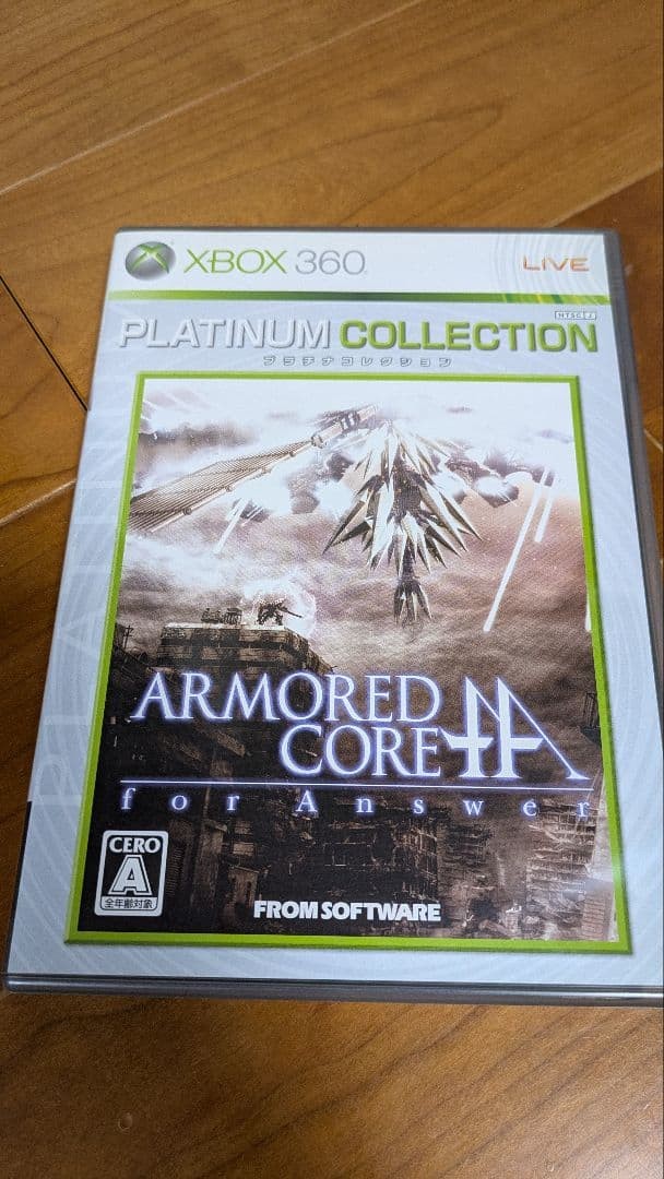FromSoftware Armored Core For Answer Xbox 360 Video Game Mecha Action Authentic
