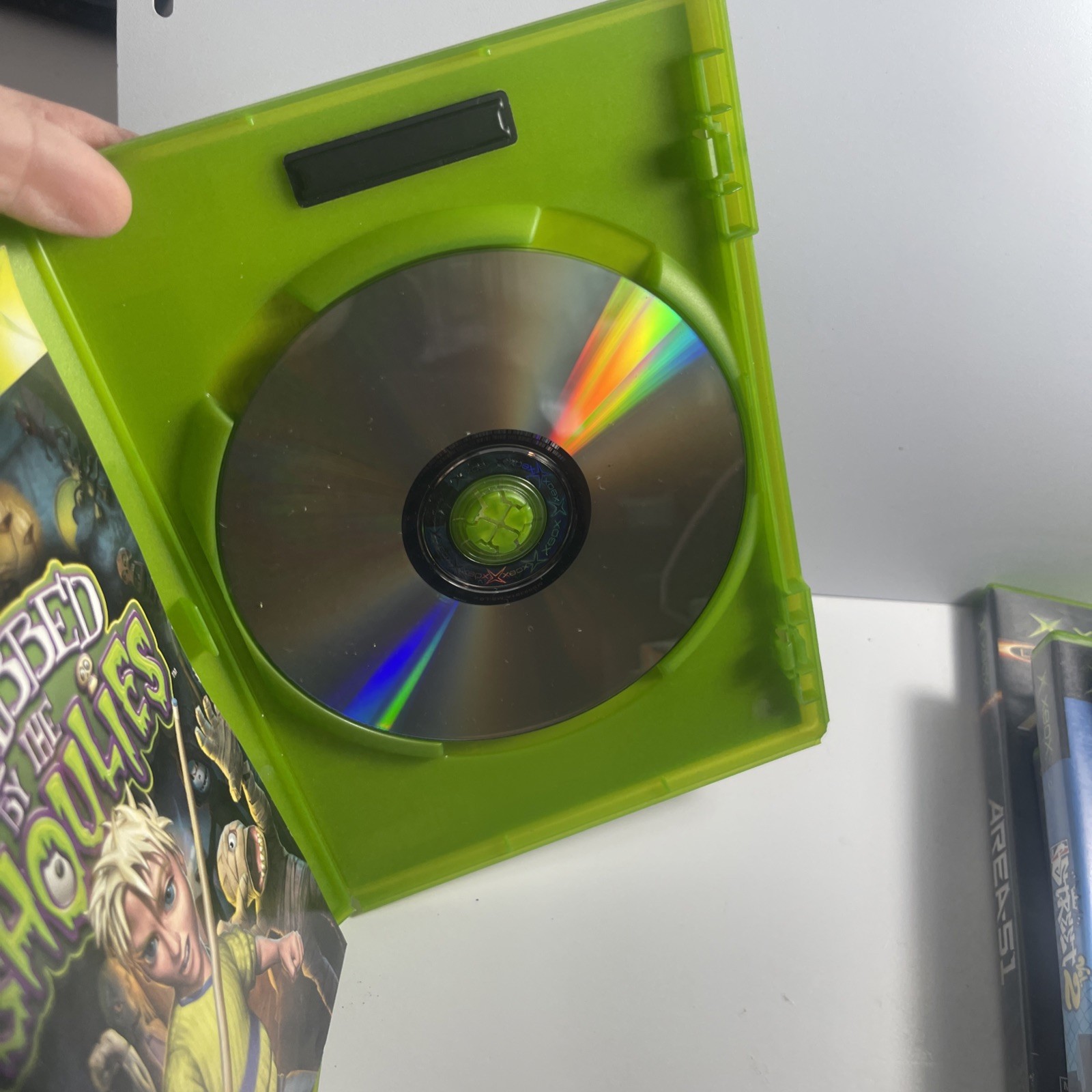 Grabbed by the Ghoulies (Microsoft Xbox, 2003) CIB COMPLETE. Tested & Working!