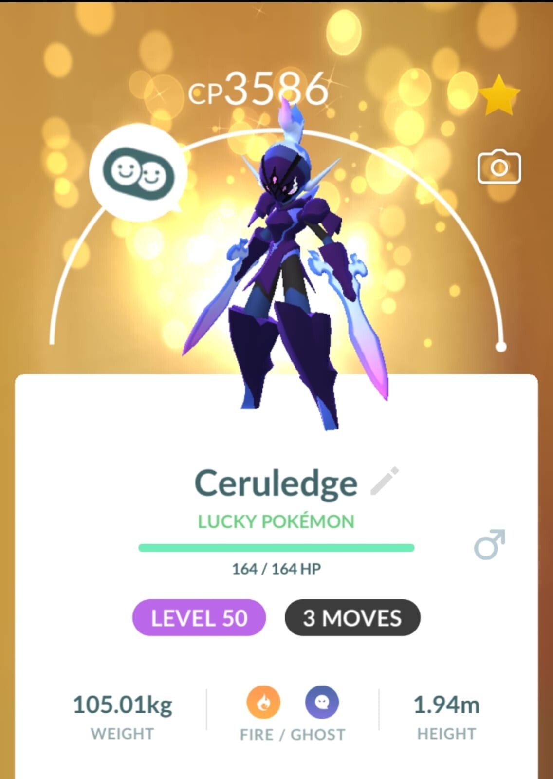 Ceruledge (L-50) 3 Moveset Pokemon Go – T- 20k or 1M Stardust