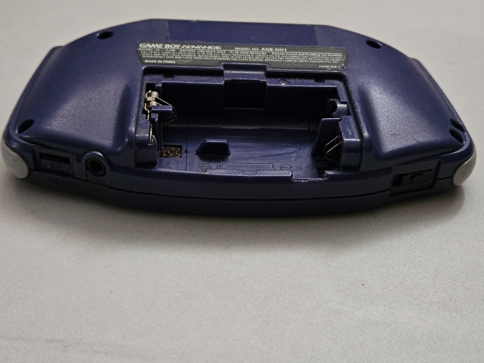 Nintendo Game Boy Advance Handheld System – Indigo (AGB-001) – Working – Read