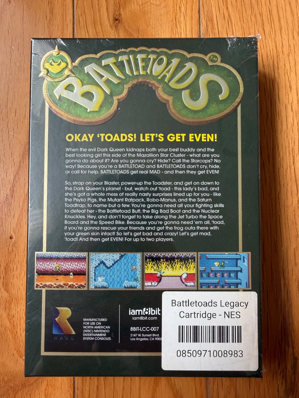 Battletoads Legacy Cartridge Collection Limited Edition of 2000 iam8bit