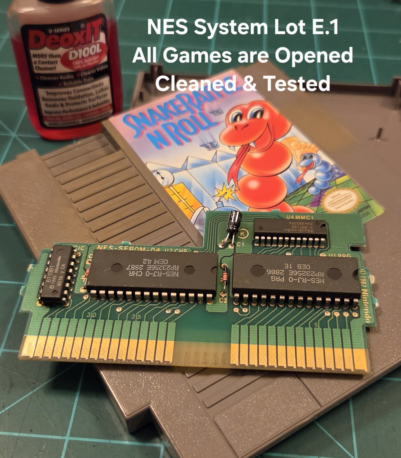 Nintendo NES Action Set Console 3 Game Lot New 72 Pin Region Unlock Super Mario