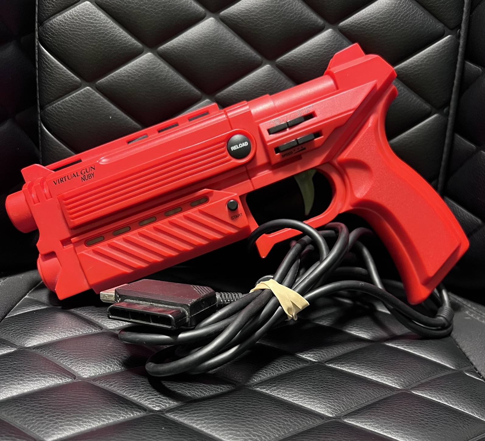 Nuby Virtual Gun Light Gun Controller NB-278 Wired Red Console Accessory Plastic