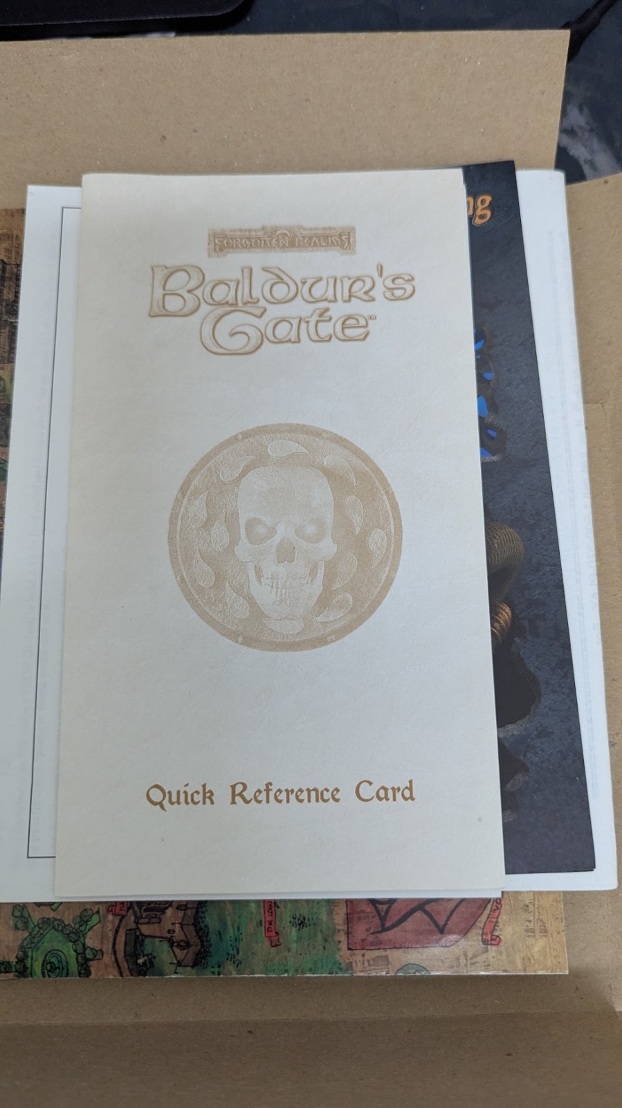 Baldur’s Gate PC Big Box 1998 Complete w/ Map & Manual (DVD from 1998) Very Rare