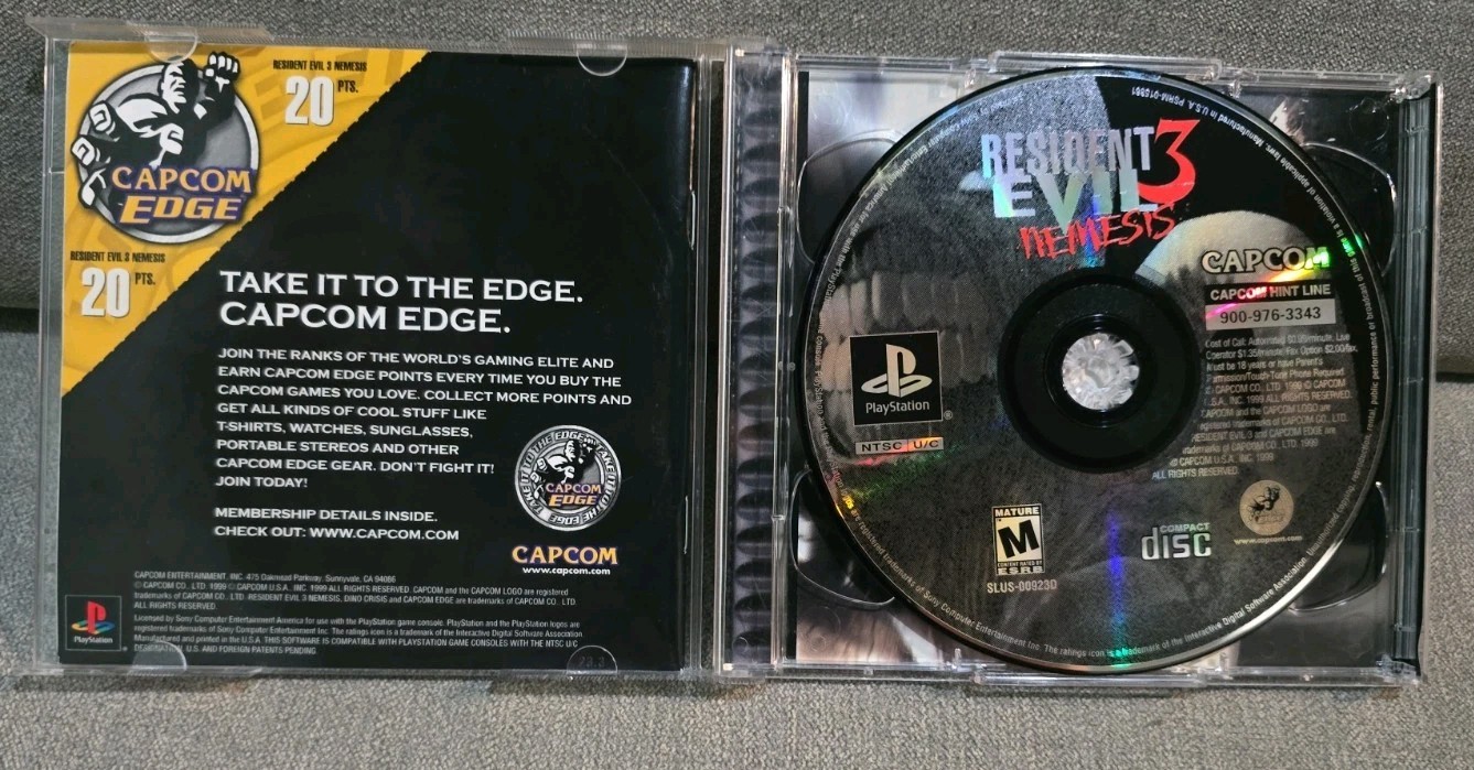 Resident Evil 3: Nemesis CIB W/demo