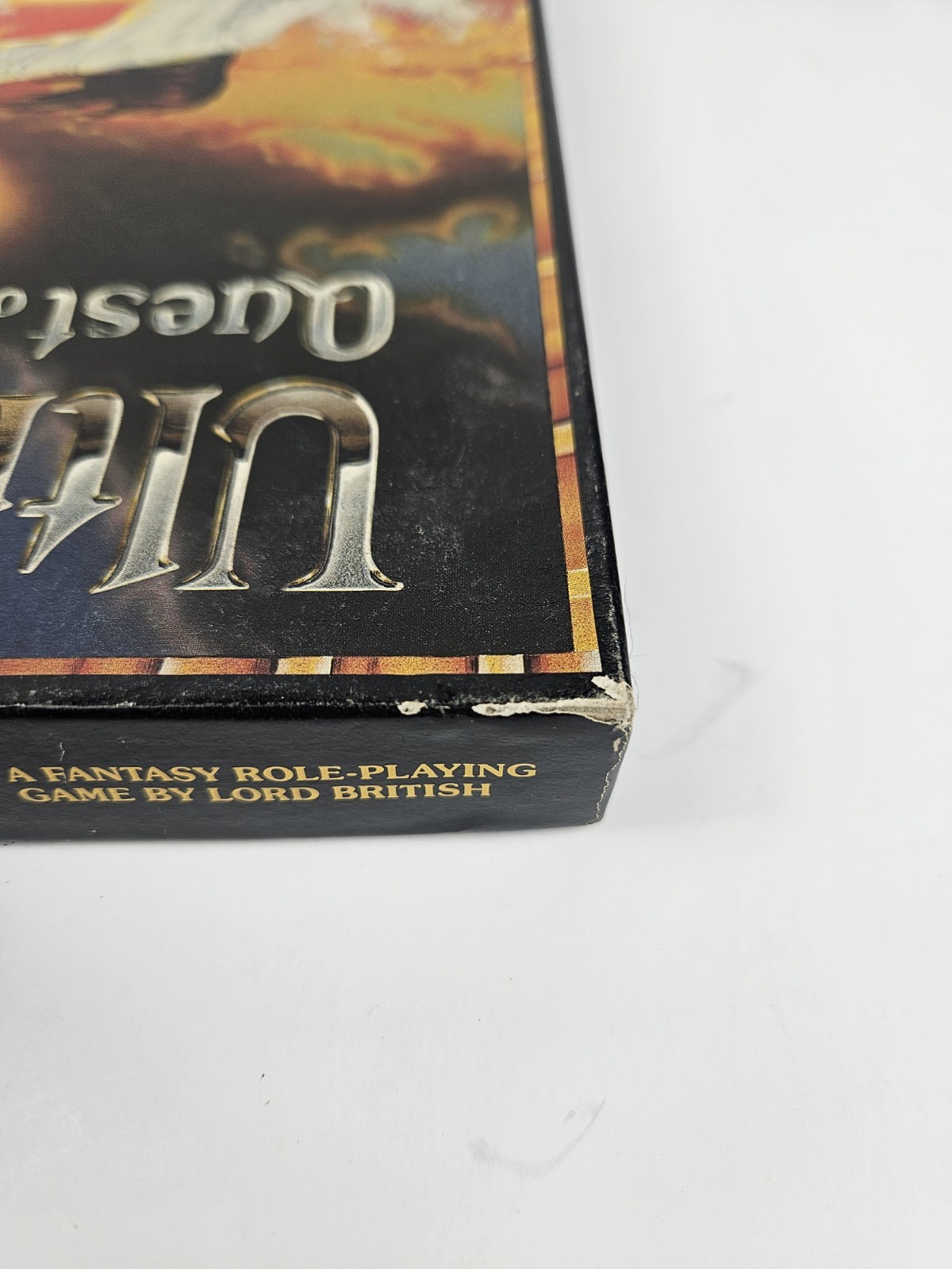 Ultima IV Quest Of The Avatar Atari 400/800 XL Vintage Game CIB W/ Manual & Map