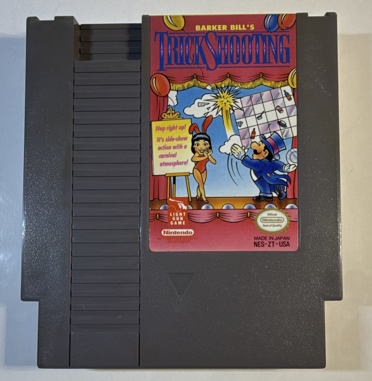 Nintendo Barker Bill’s Trick Shooting Nintendo NES Shooter Light Gun Compatible