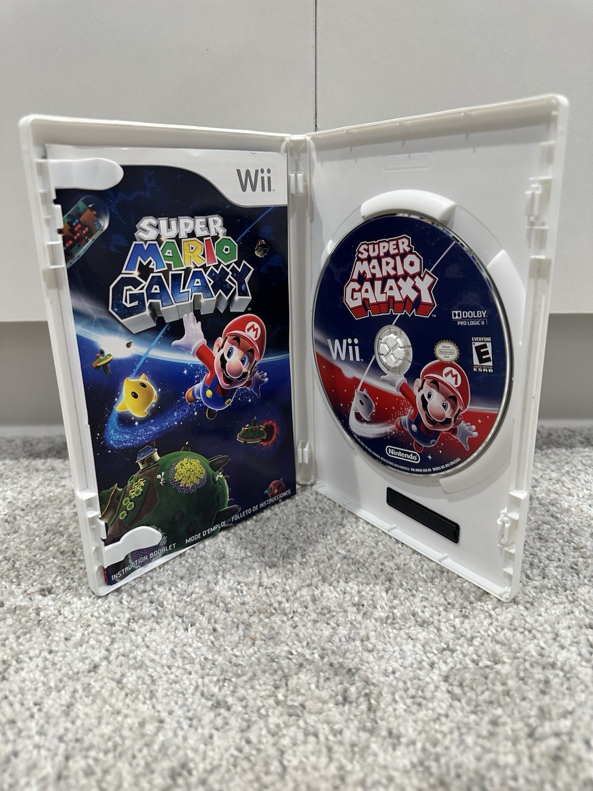 Super Mario Galaxy (Nintendo Wii, 2007) CIB Tested Works