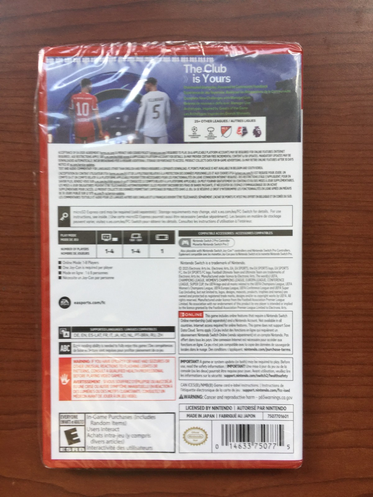 EA Sports FC 26 for Nintendo Switch 2 (Game-Key Card) Fifa Soccer Football NEW