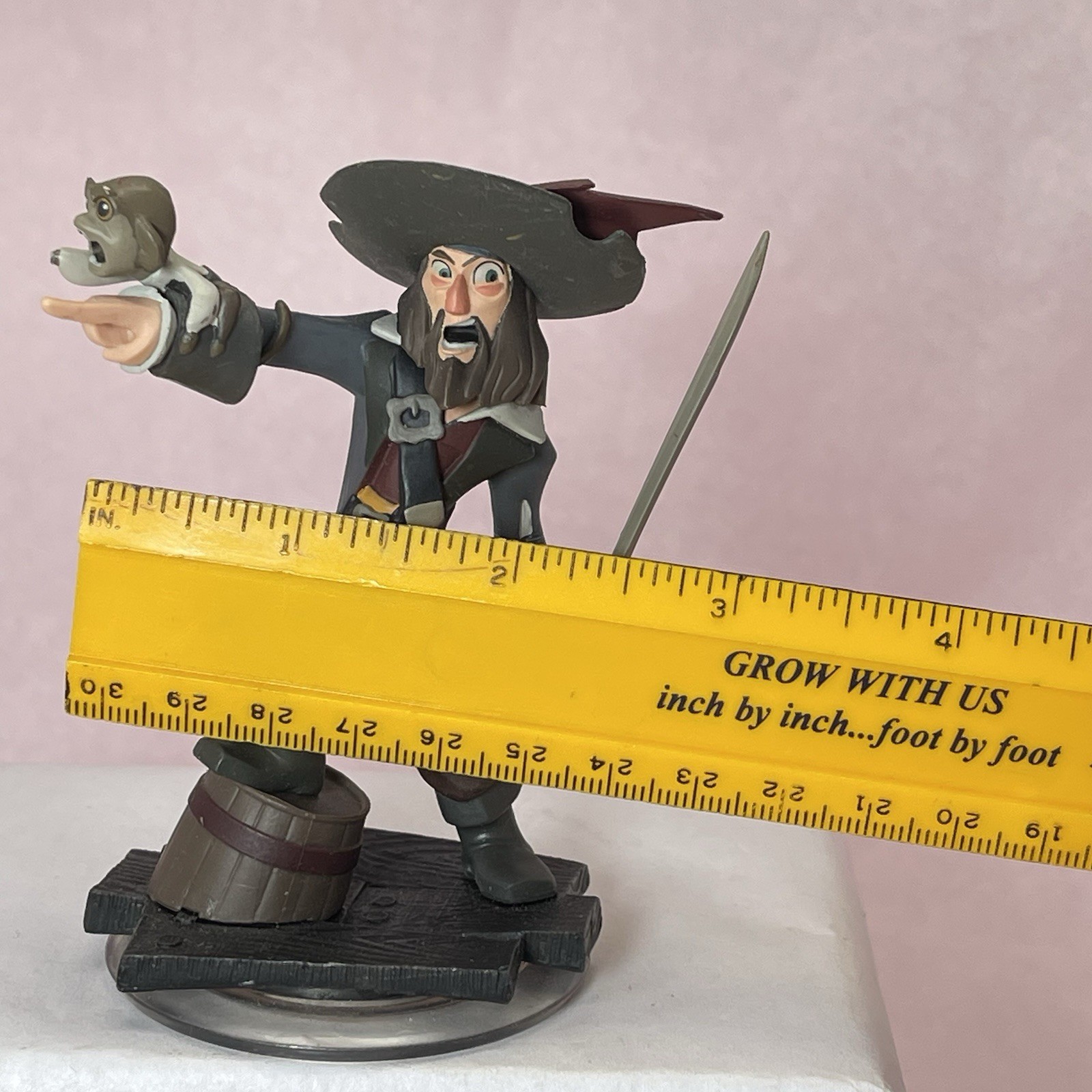 Captain Barbosa Pirates Of the Caribbean Disney Interactive Toy Figure Approx 4″
