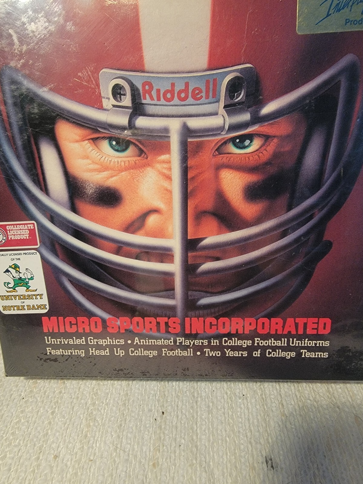 All-American College Football – PC – 5.5 & 3.5 Floppy + Interplay – New Sealed