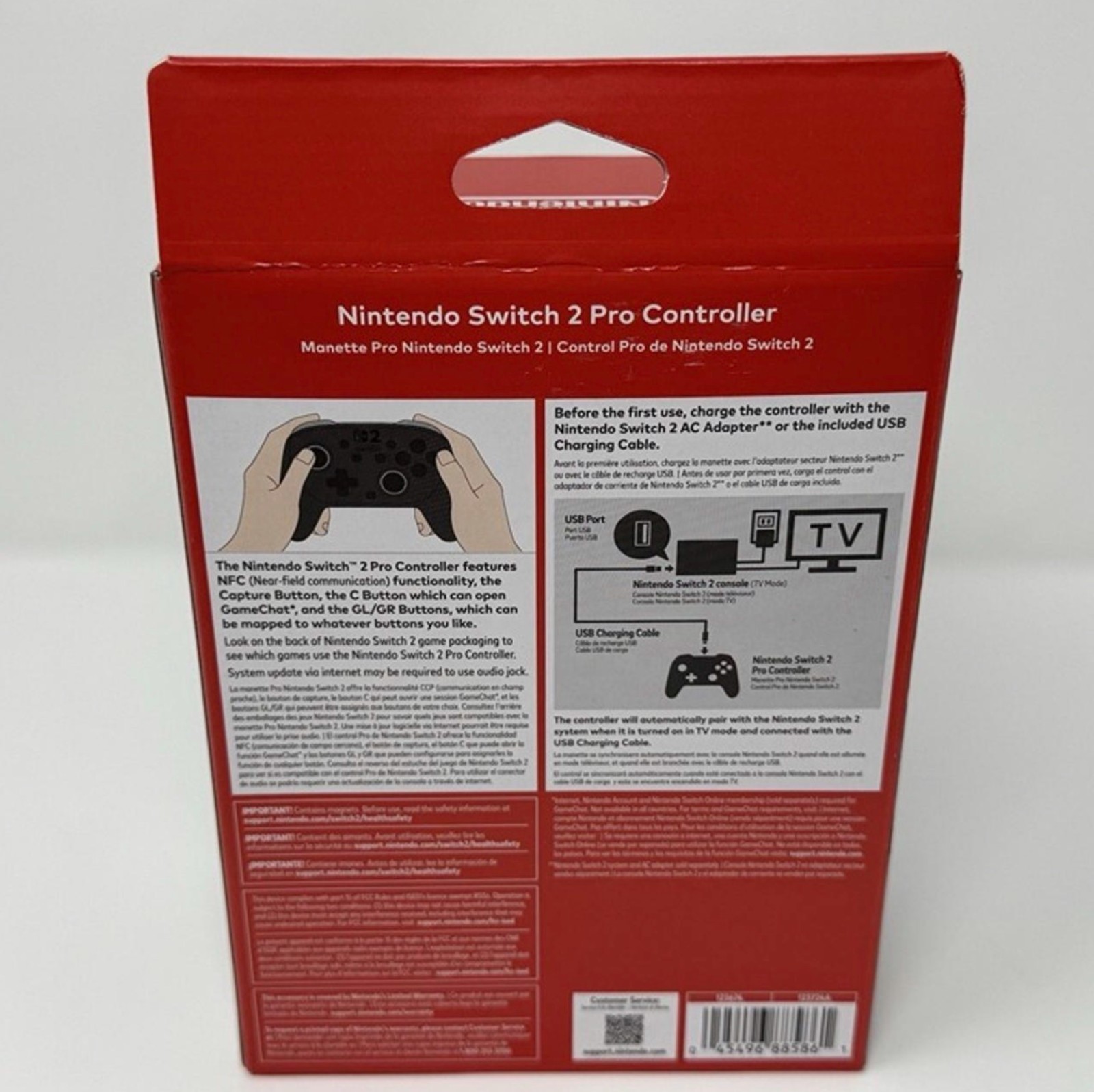 Nintendo Switch 2 Pro Controller – Black – Sealed Unopened – Brand New