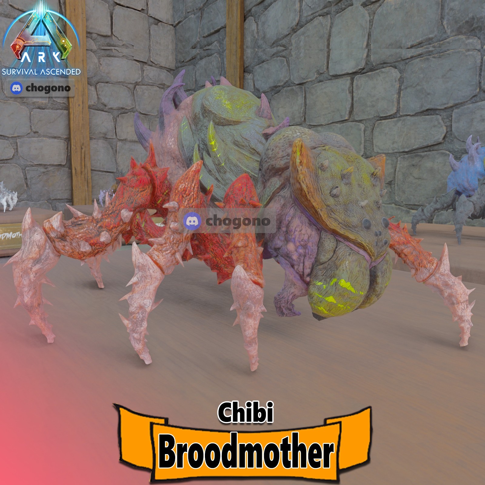 Ark Survival Ascended RARE PVE CHIBI BROODMOTHER