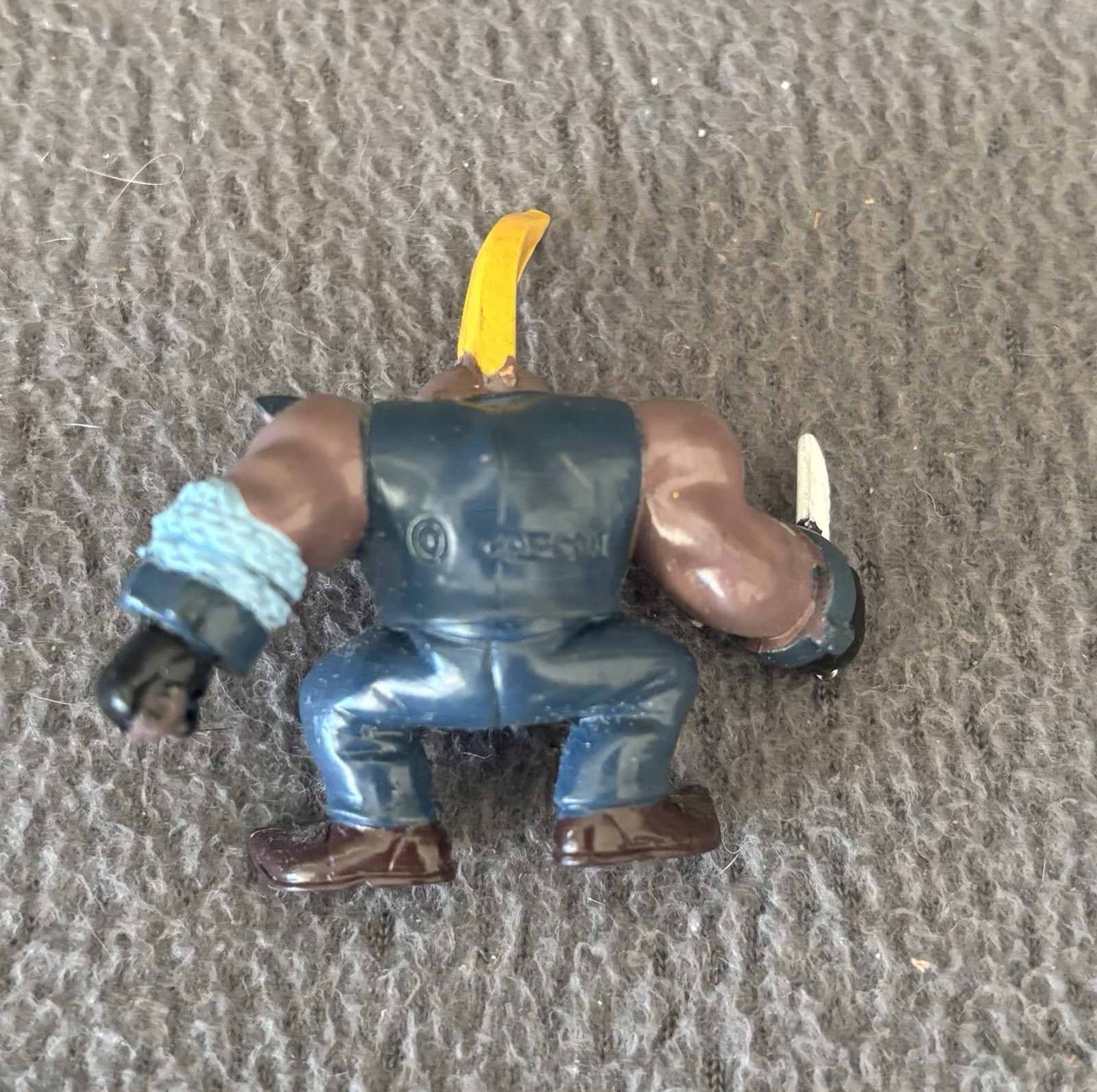 Capcom Street Fighter Birdie Figure Bandai Vintage (not A Keychain)