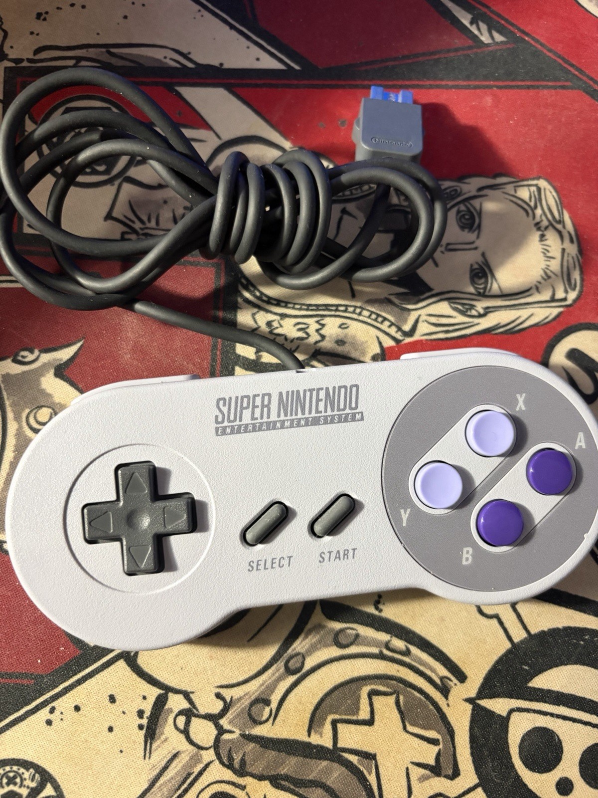 SNES Mini Classic Edition OEM CLV-202 Controller Super Nintendo Authentic Tested