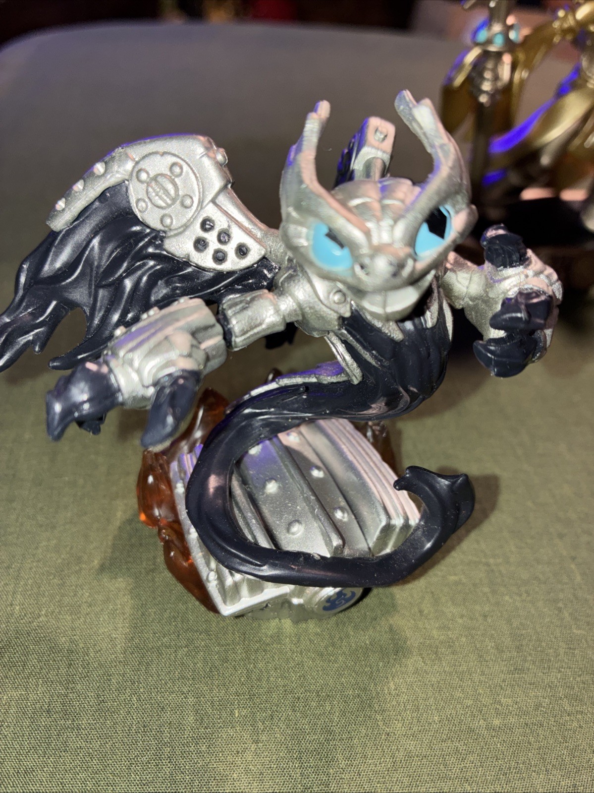 Skylanders Super Chargers Dark Spitfire and Imaginators Gold Queen Figure Lot