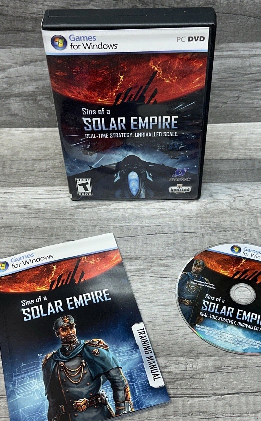 2008 Windows Sins Of A Solar Empire PC DVD-ROM Stardock Ironclad
