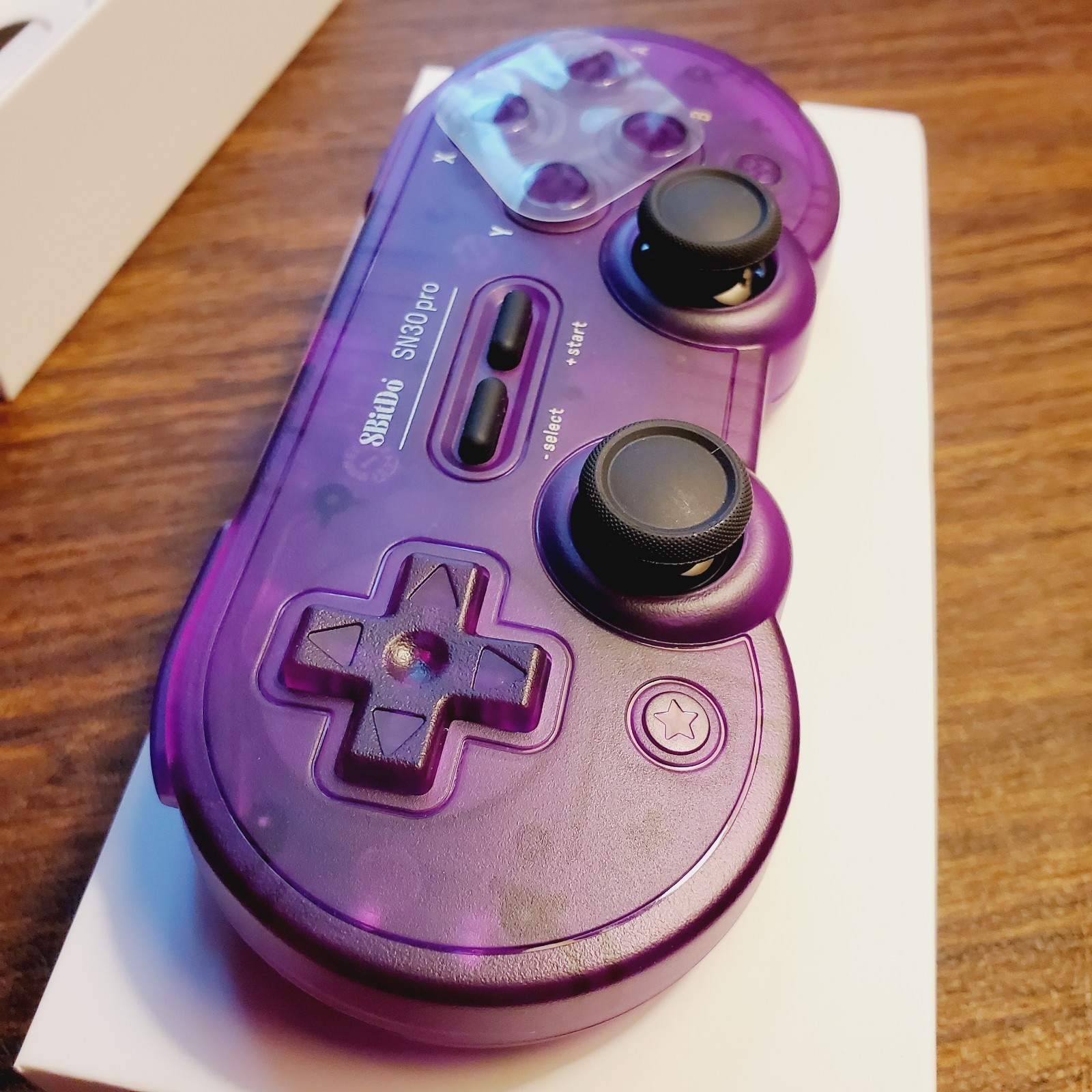 8BitDo SN30 Wireless Gamepad for Switch, Android, PC, Steam, Apple, Pi -PURPLE