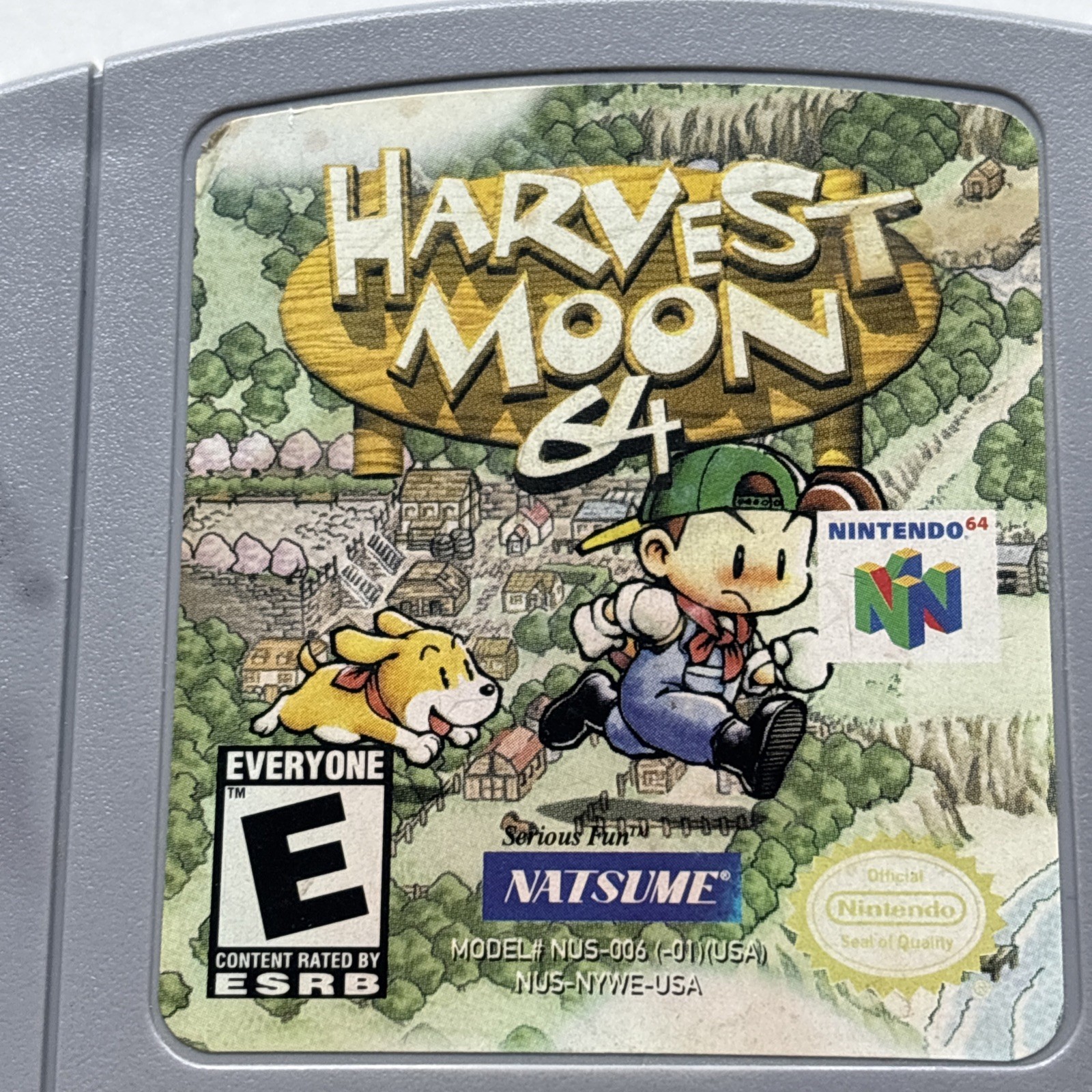 Harvest Moon 64 (Nintendo 64) N64 CIB Complete in Box Authentic Tested Reg Card