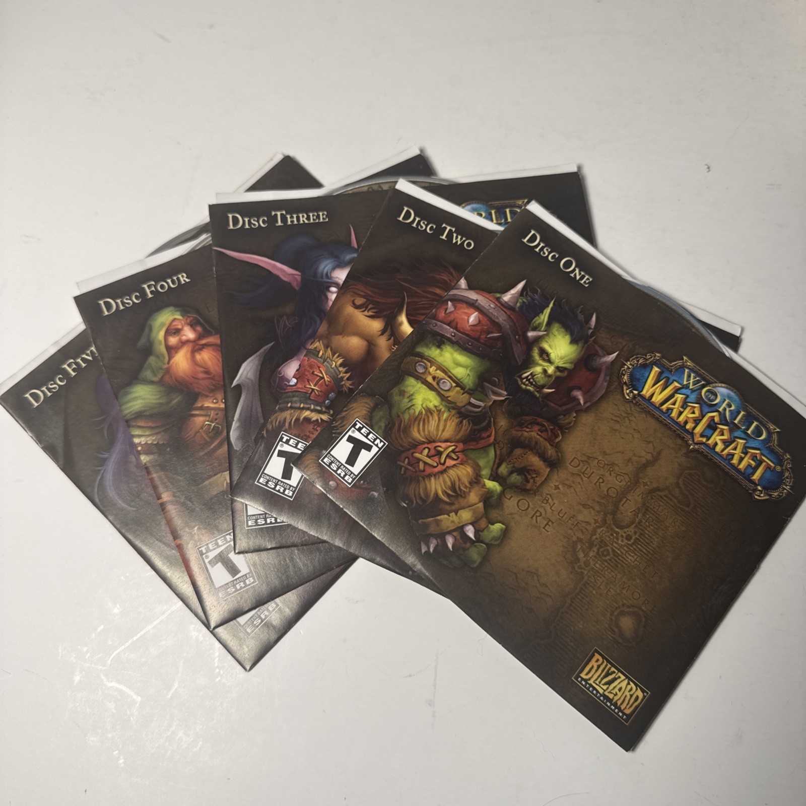 Role Playing PC Game Lot: Guild Wars & World Of Warcraft WOW Burning Crusade