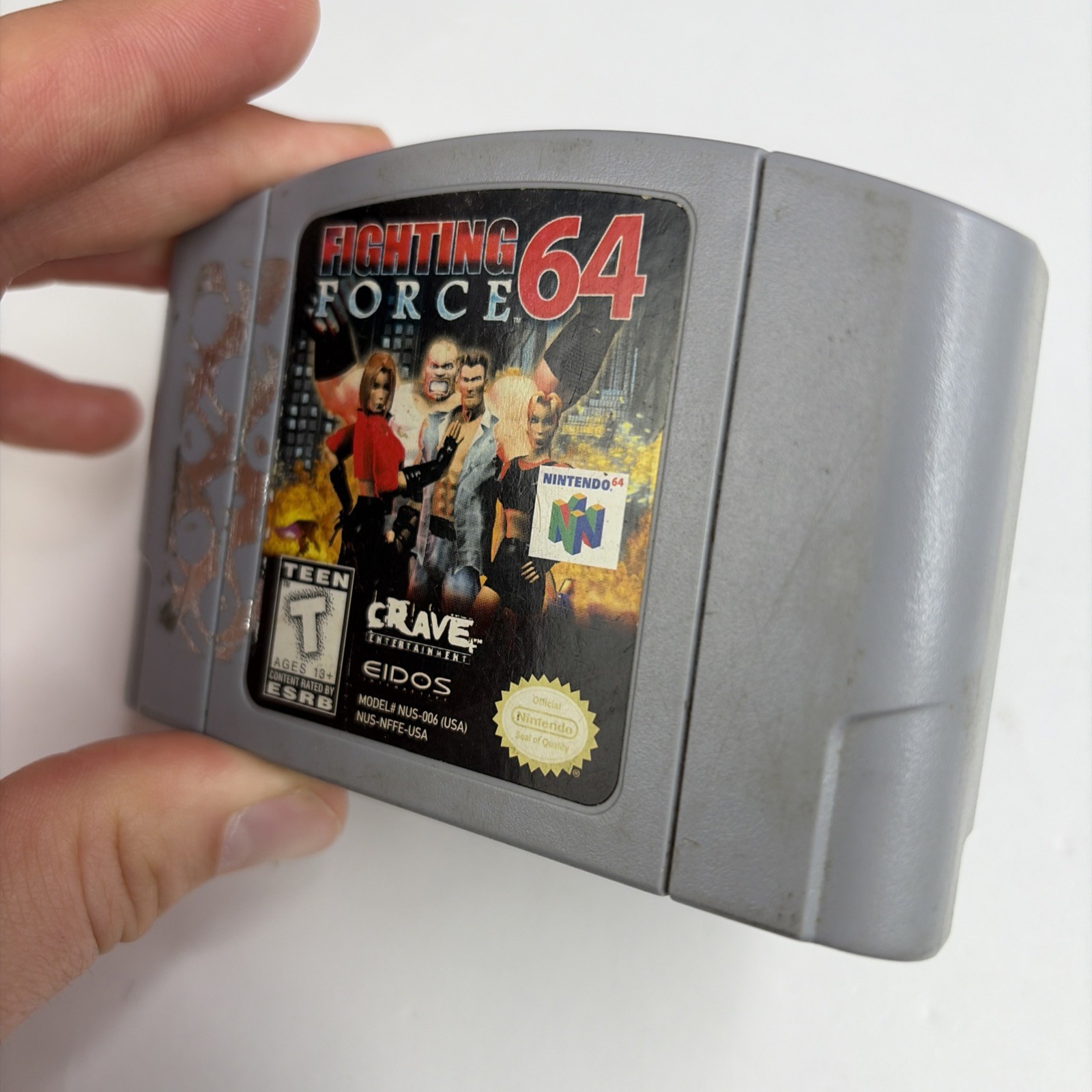 TESTED Fighting Force 64 Nintendo 64 Authentic OEM Game