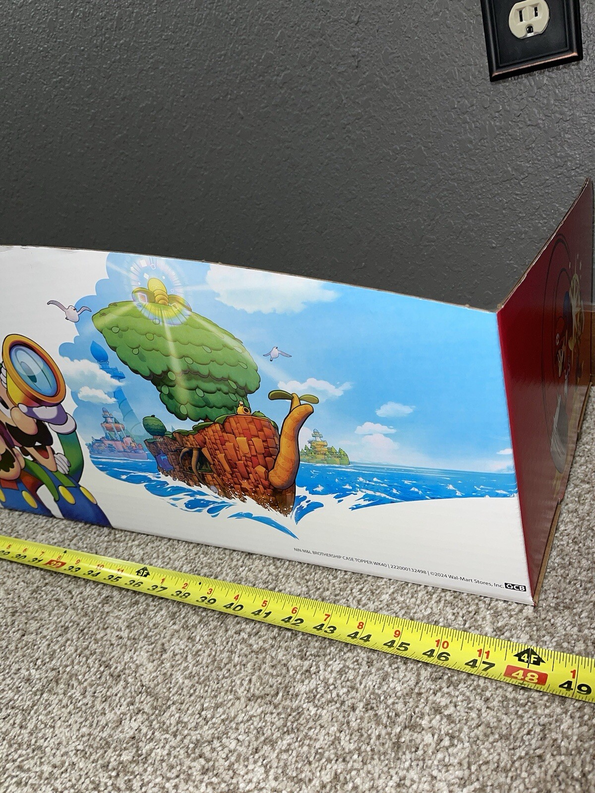 Mario and Luigi Brothership 4FT Horizontal Display -Walmart- 2024 #1