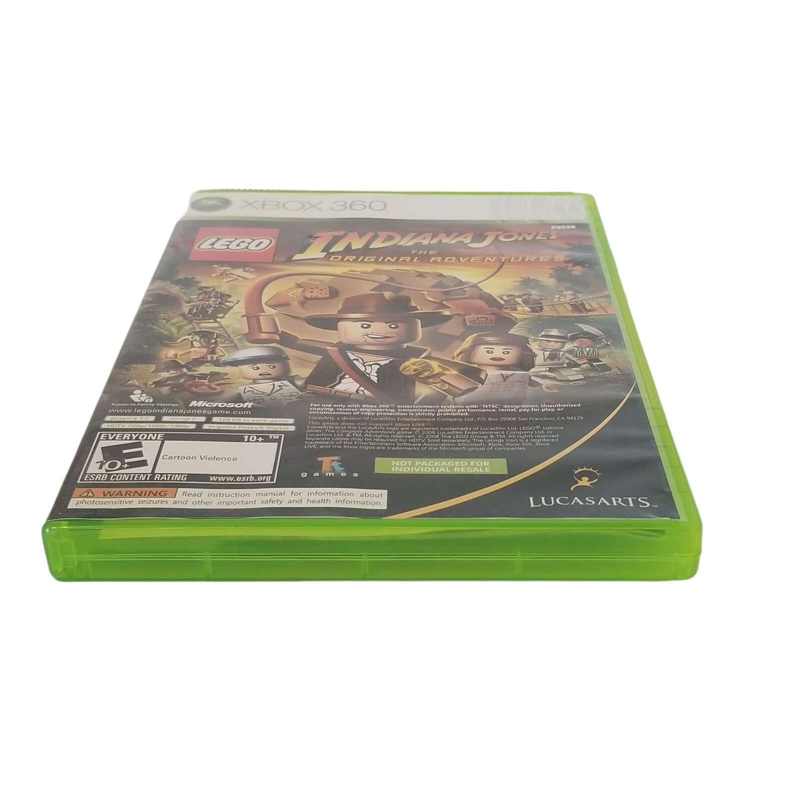 Lego Indiana Jones The Original Adventures and Kung Fu Panda Microsoft Xbox 360