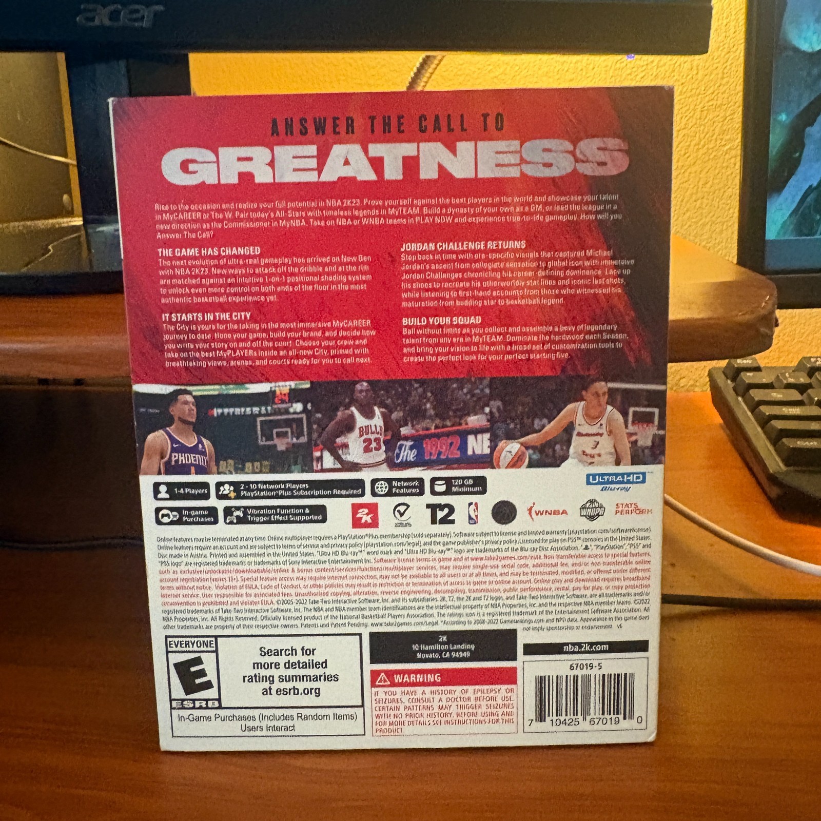 PS5 NBA 2K23 Michael Jordan Edition with Slipcover