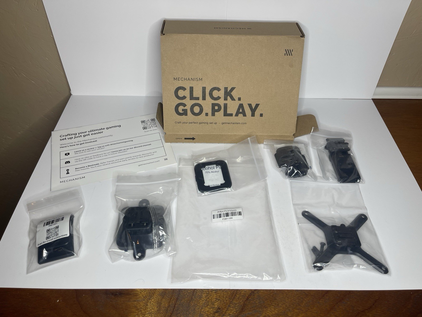 Mechanism Portalmate Entire System Modular Gaming Monitor Mount Kit Open Box