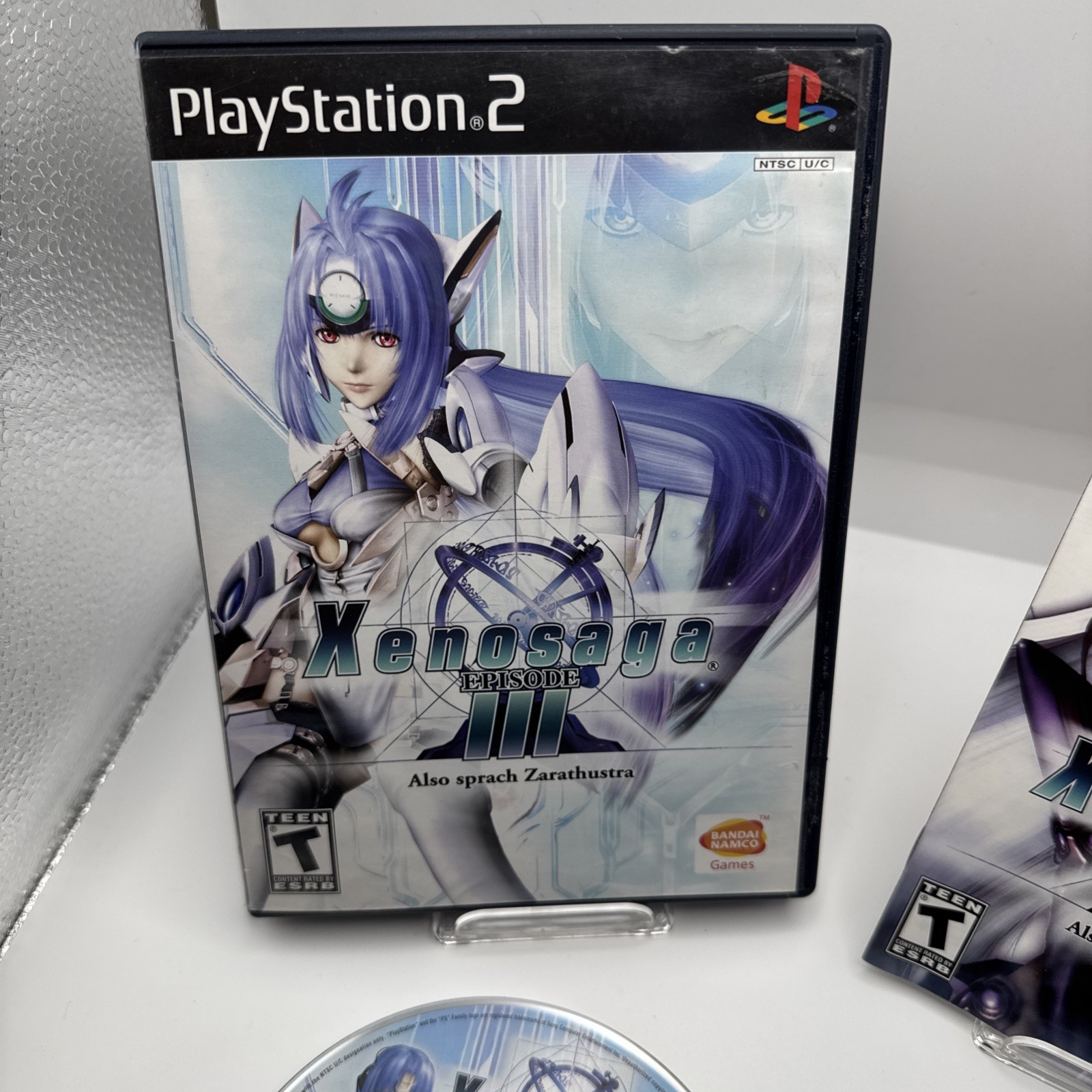 Xenosaga Episode III Also Sprach Zarathustra PS2 CIB Complete Tested